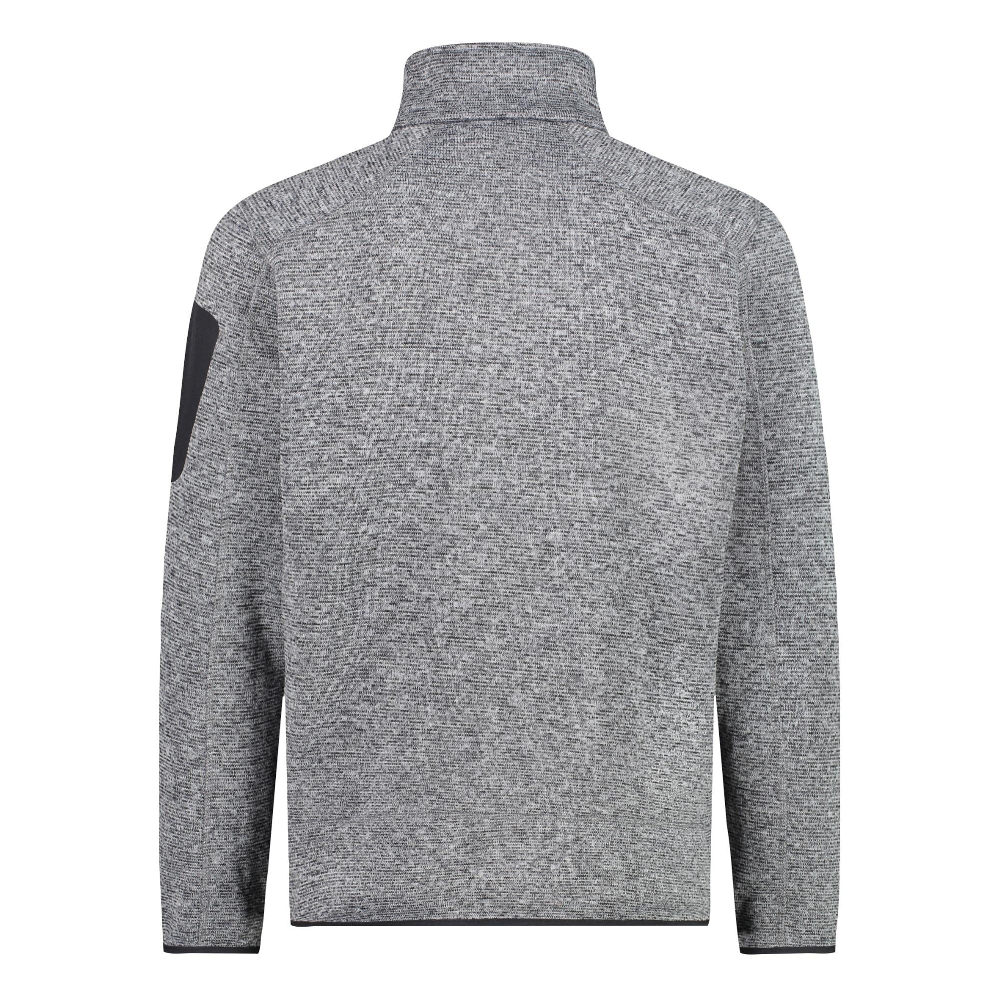 CMP Giacca in Pile Knit-Tech da Uomo