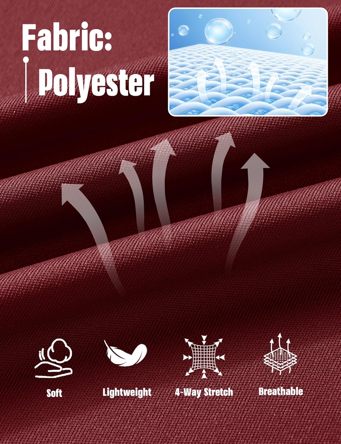 MAGCOMSEN Men's Long Sleeve Sun Shirts UPF 50+ Tees 1/4 Zip Up Fishing Running Rash Guard T-Shirts Outdoor Shirt - Image 5