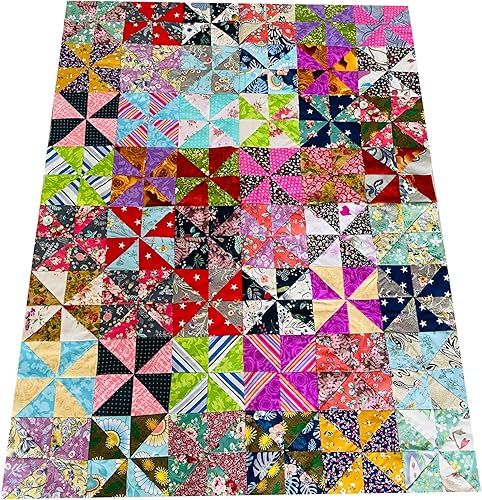 Miniatura 7 de 50 piezas de tela de acolchado de algodón de 12 x 12 pulgadas, paquetes de tela gruesa para manualidades, patchwork, floral