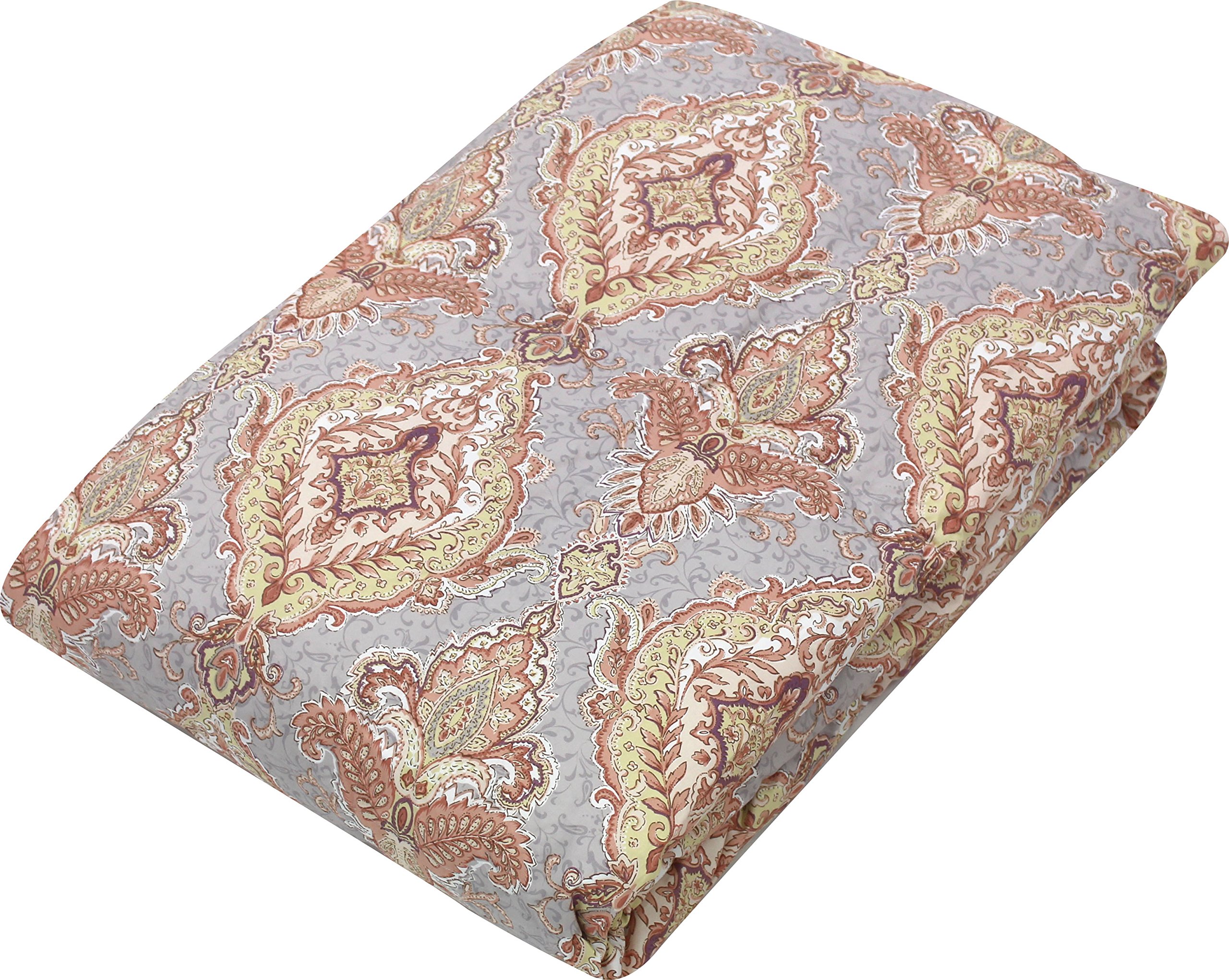 新品　京都西川　羽毛肌掛けふとん　150cm×210cm　キルティング製　ピンク 羽毛掛けふとん［ダック］(（シングルロング）150×210cm ピンク