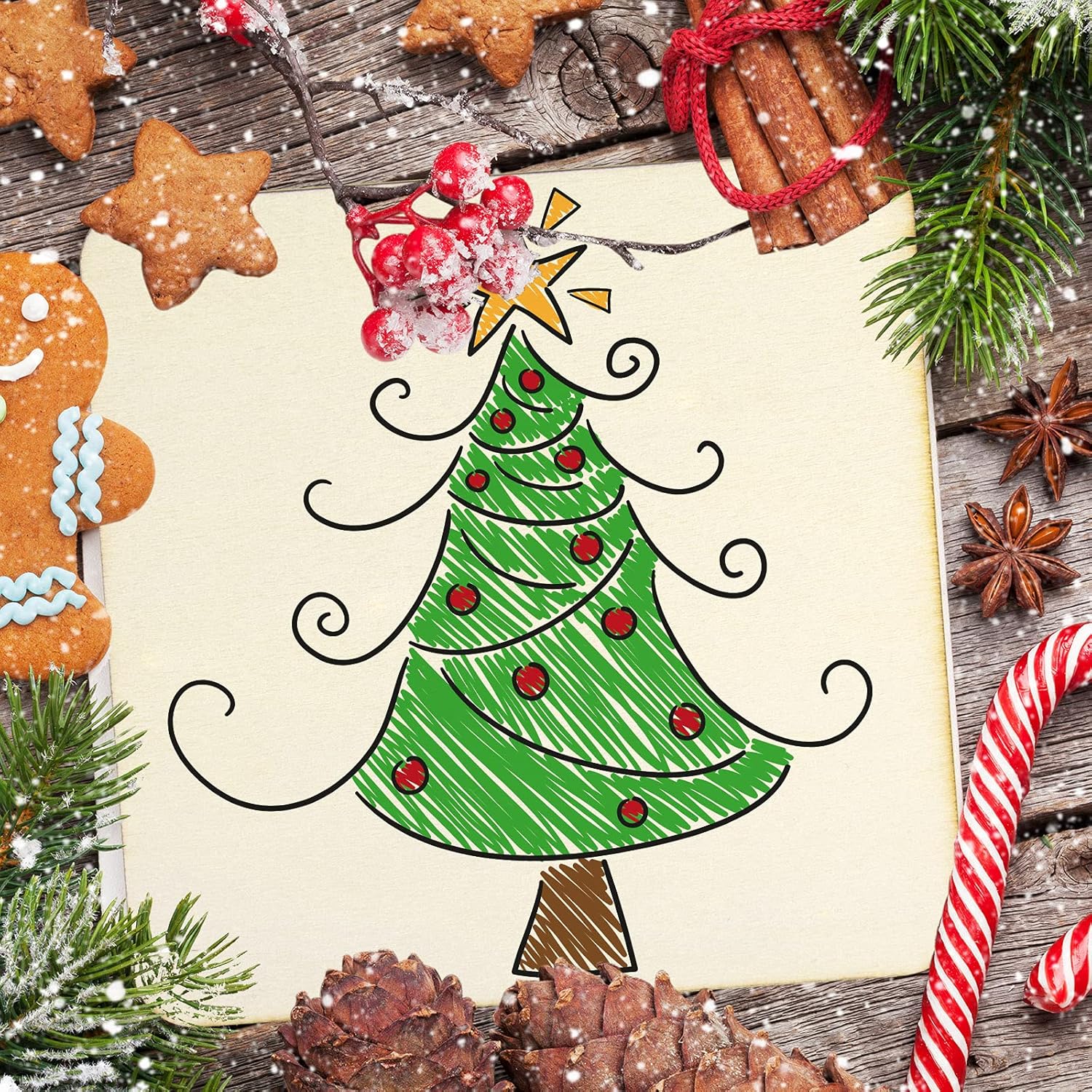 16 Pieces 9 x 9 Inches Unfinished Squares Blank Wooden Pieces Wooden Square Cutouts Wood Slices for Painting Writing Carving DIY Arts Craft Project Supplies and Decorations