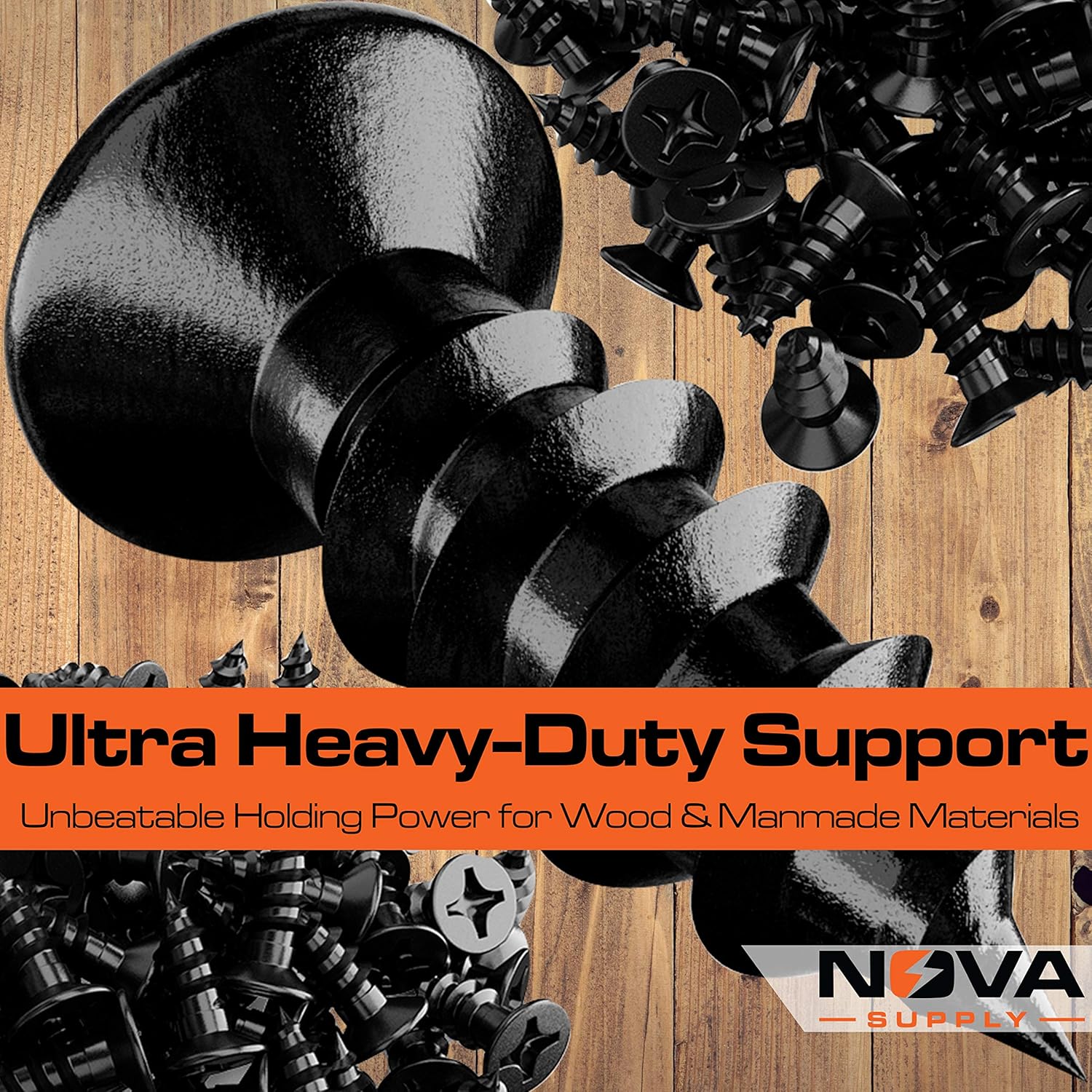 Hоlіdау Dеаlѕ 🛒 Durable #12 x 5/8 In Black Phillips Head Screws 1000Pk. Super Small, Coarse-Thread Coated Steel Wood Screws Great for Particle Board, MDF, Cabinet Hinges, Furniture and Indoor DIY Woodworking Projects