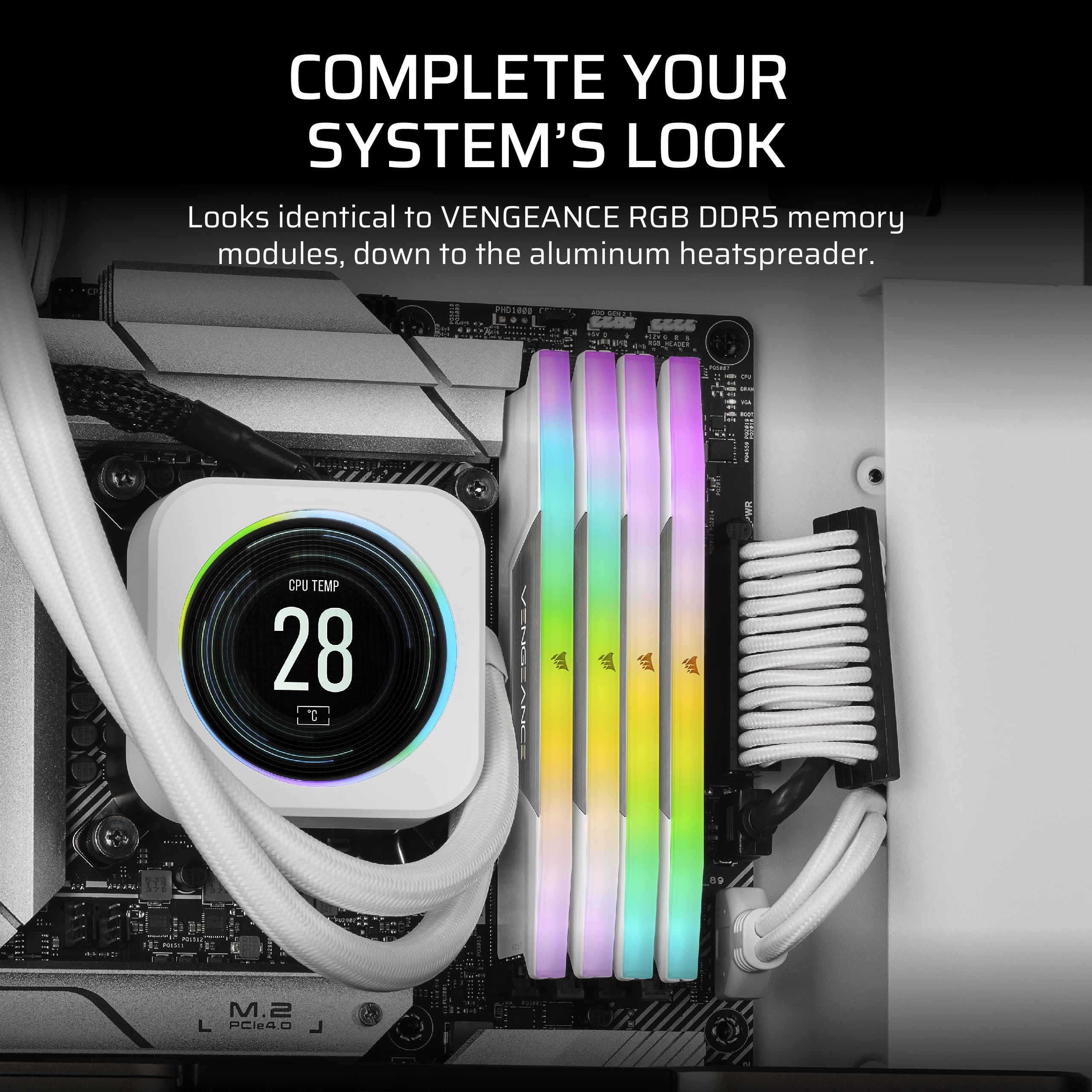 CORSAIR Vengeance RGB DDR5 Light Enhancement Kit – 2X Modules