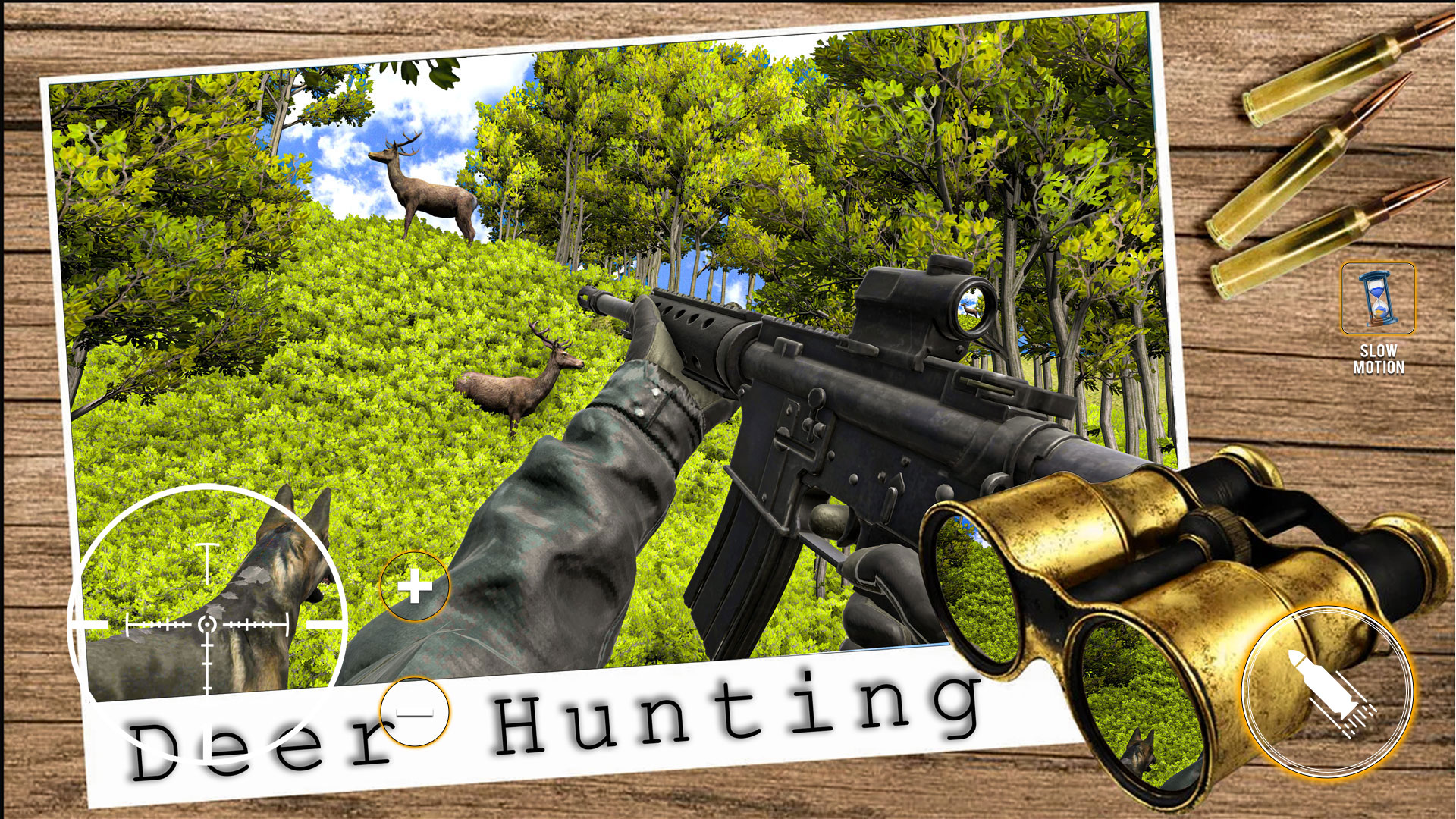 Wildtier-Hirsch-Scharfschützen-Jagdspiel - Hirschjagd-Dschungel ...
