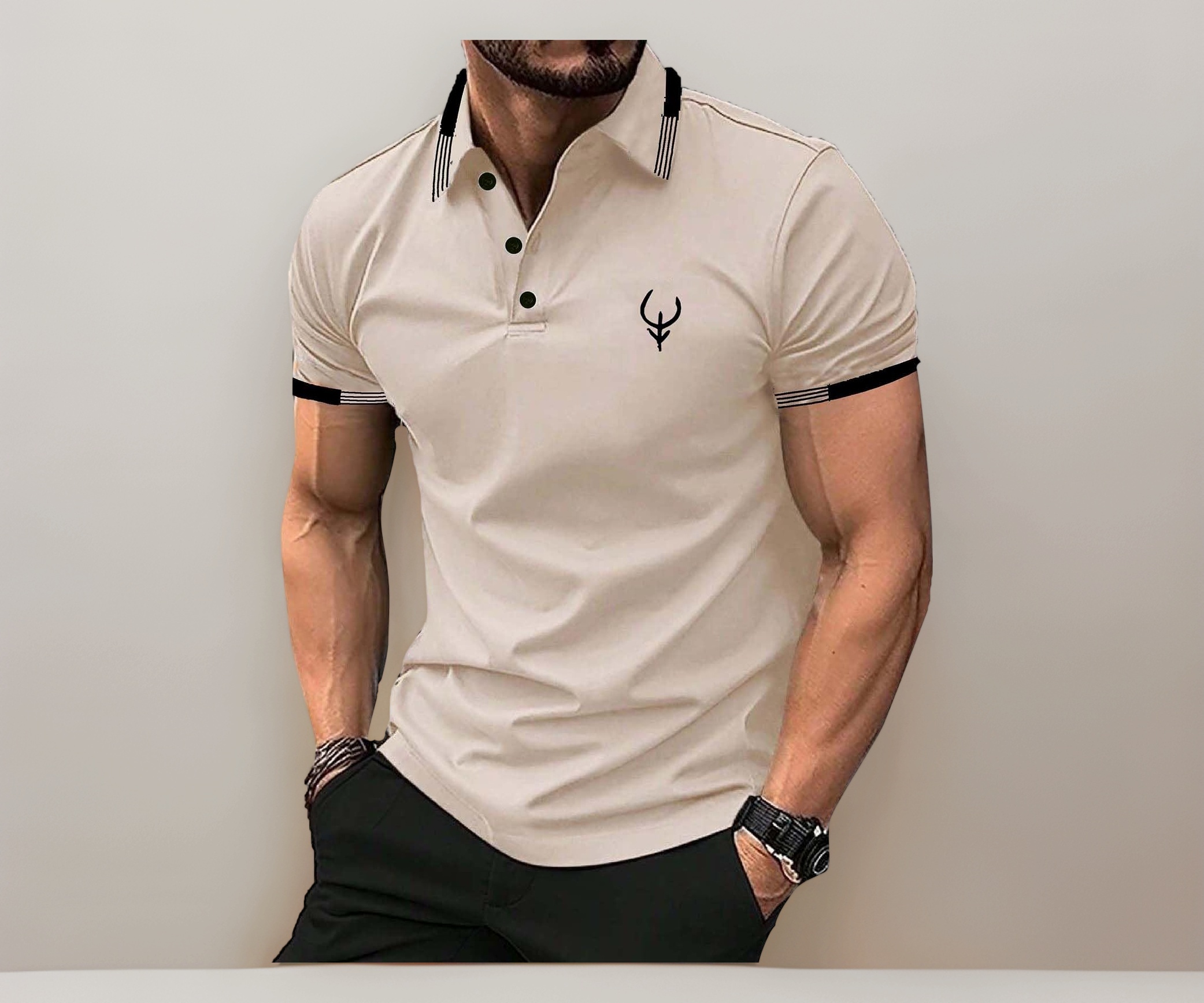 Lymio Men T-Shirt || T-Shirt for Men || Polo T Shirt || T-Shirt (Polo 40 to 43)