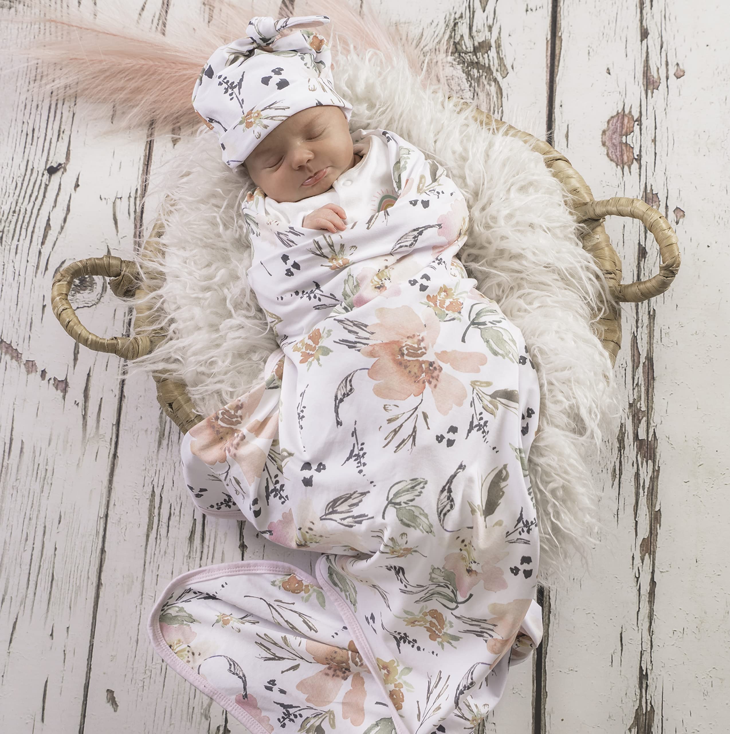 Couverture à emmailloter en jersey anti-sursaut contre les pleurs nocturnes de bébé