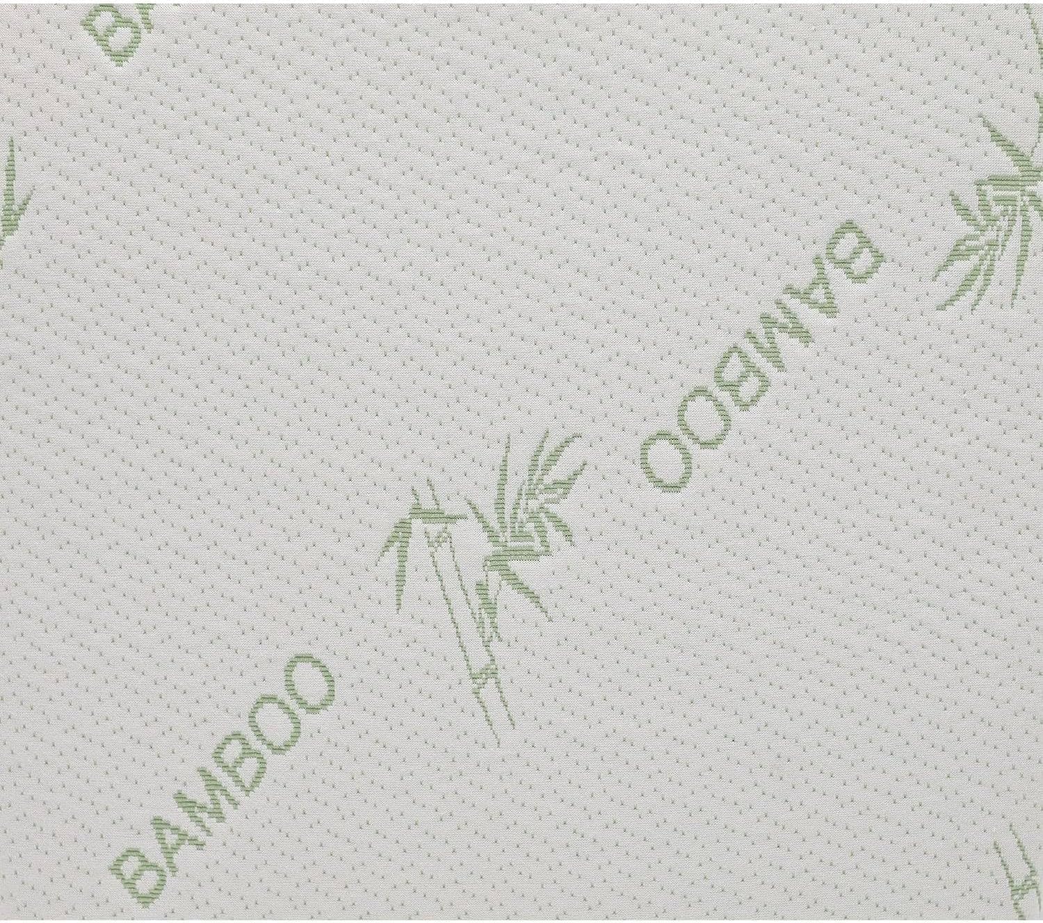 OrganicTextiles 2” Inch Organic Latex Mattress Topper Pad with Rayon Derived from Bamboo Covering (Twin Size, Firm), GOLS Certified, Cooling and Breathable, Made in USA, Hypoallergenic and Soft