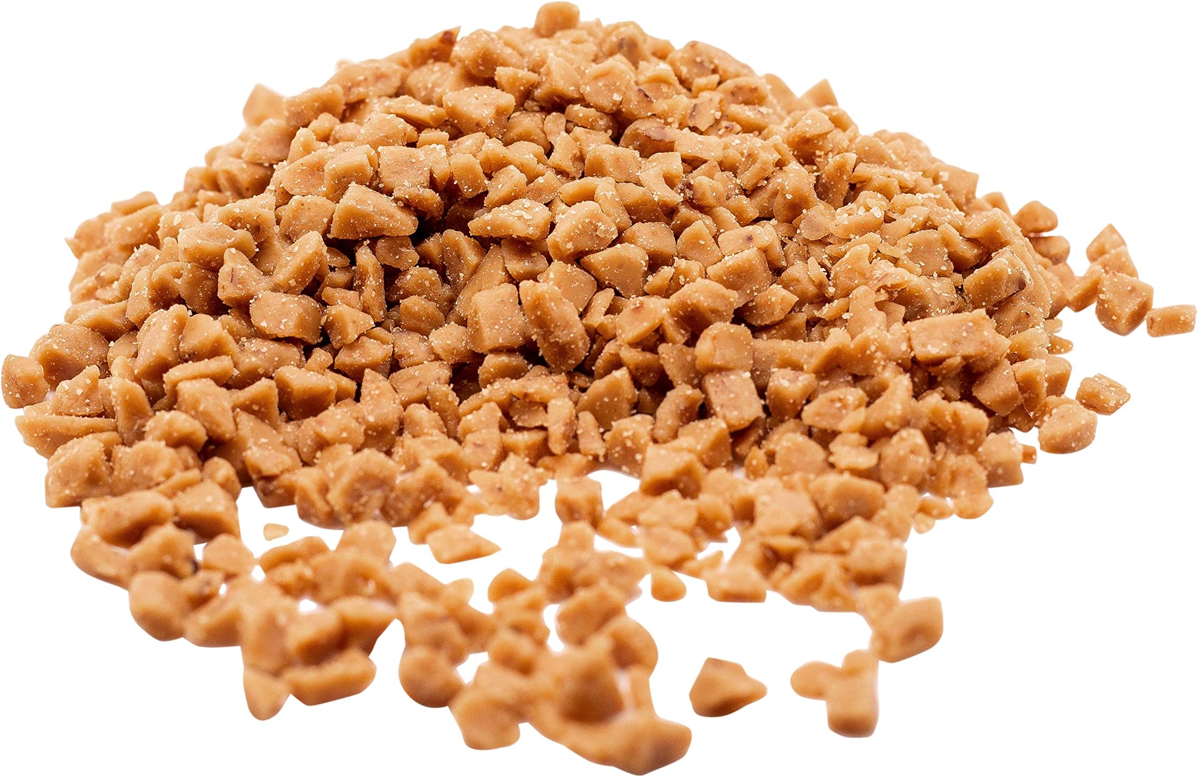 English Toffee Bits for Baking, OliveNation Toffee Bits, Crunchy Crushed Gluten Free Candy for Topping, Decoration, Edible Garnish, Inclusions - 4 oz