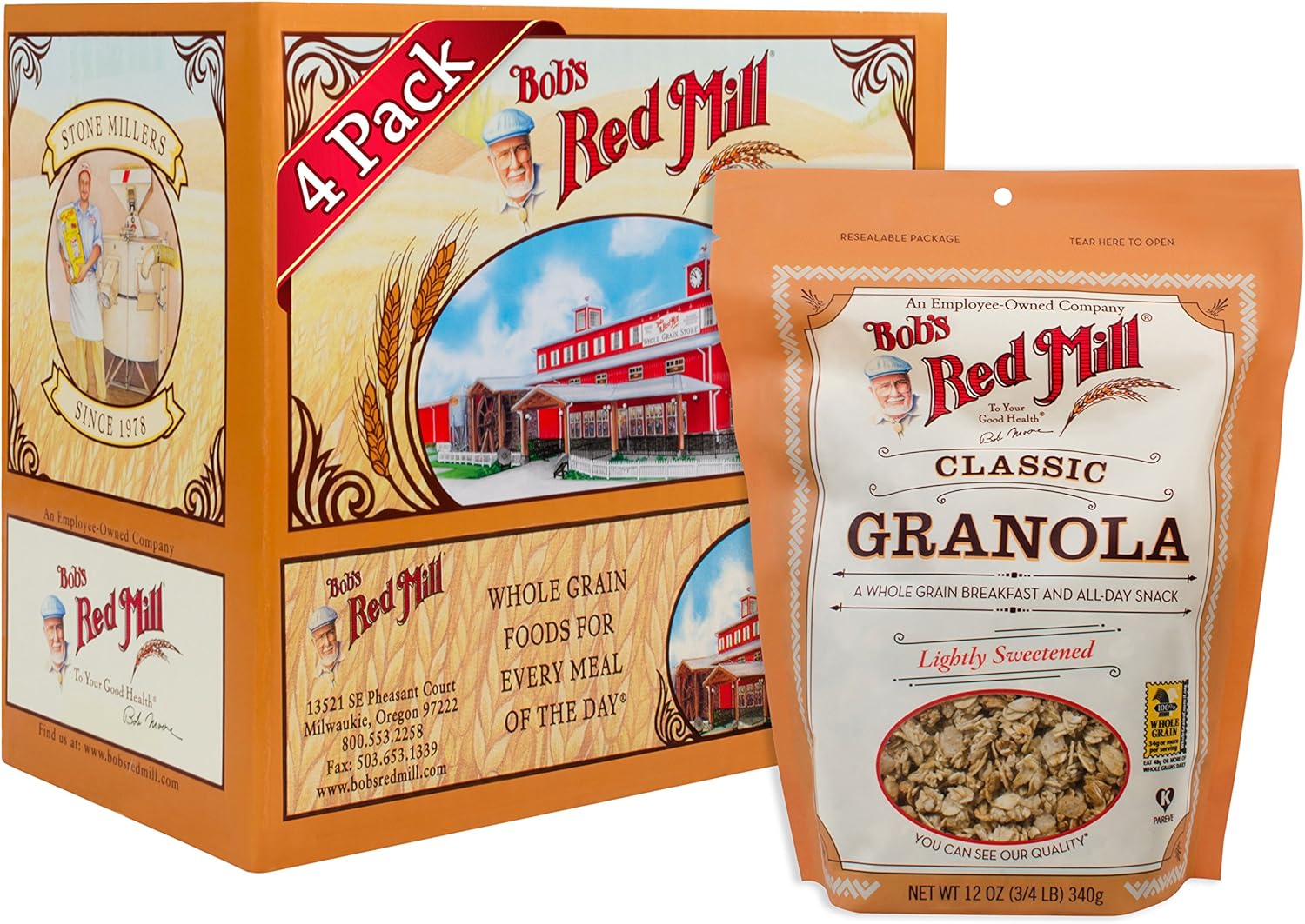 Classic Granola, - Whole Grain, Kosher