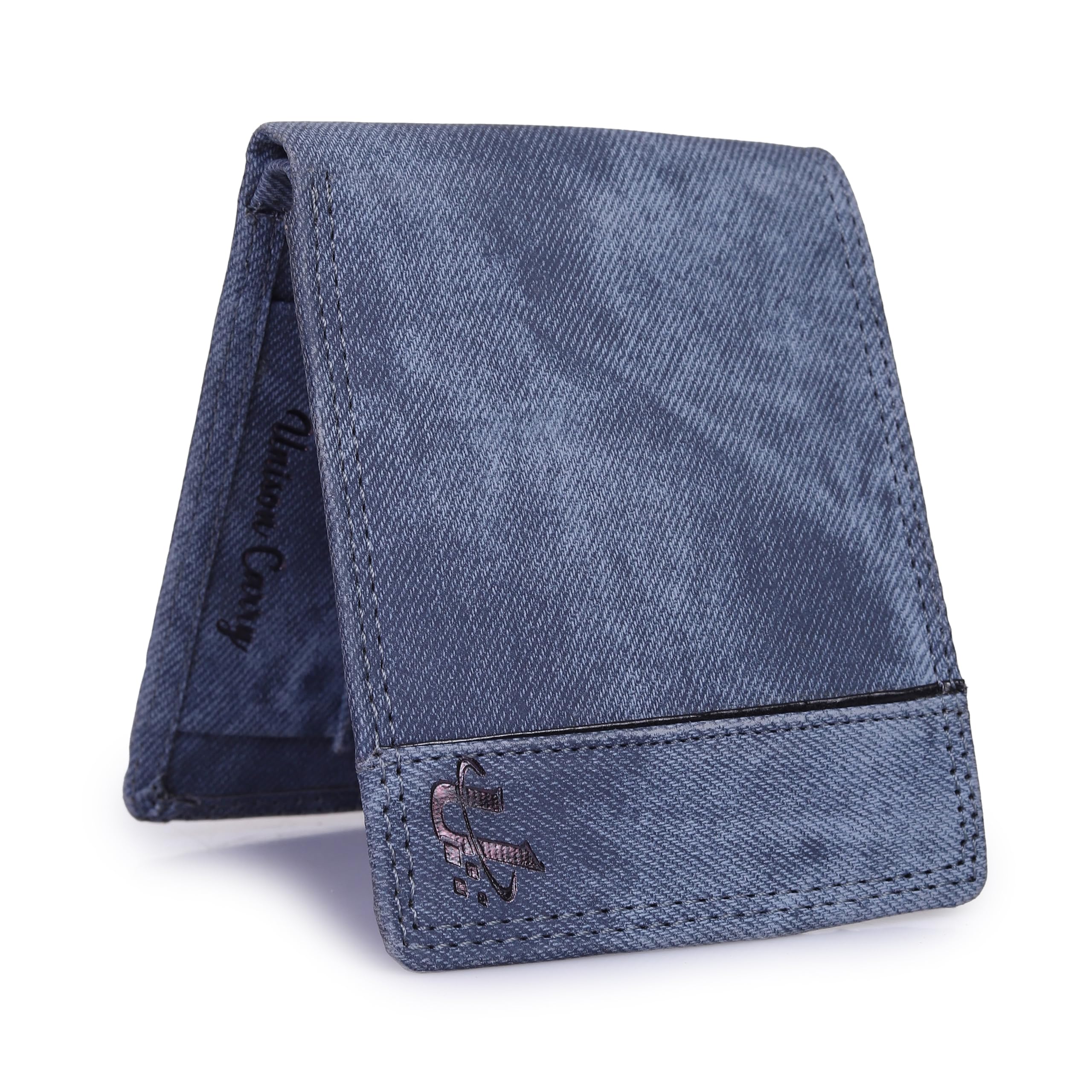 Unison Carry Men's Artificial Leather Wallet (Blue)-picture-24