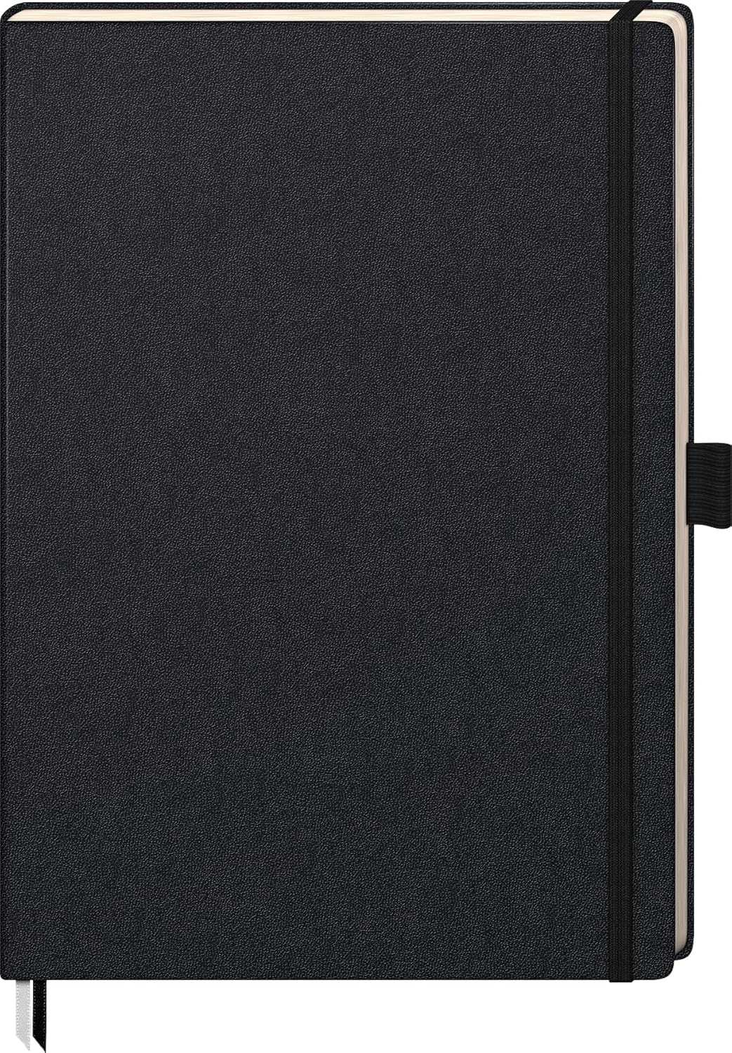 Brunnen Kompagnon Non-Lined Notebook Lineature 20 96 Pages Black 21 x 29.4 cm
