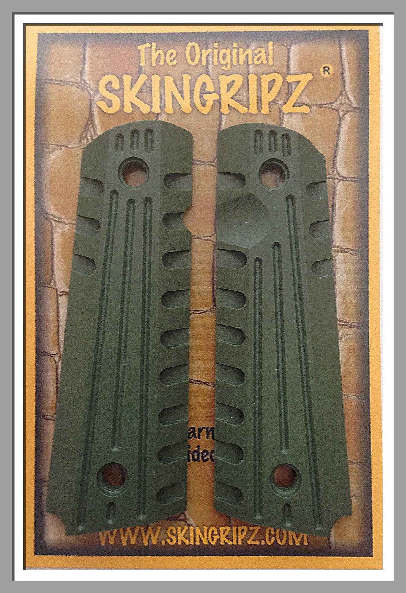 SkinGripz"TAC II" 1911 Grips (OD Green - Full Size)