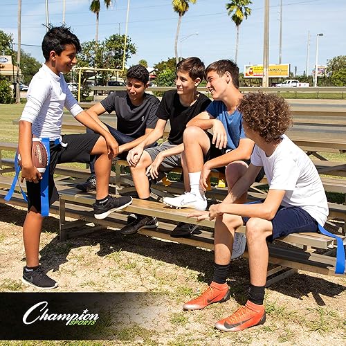 Miniatura 11 de Champion Sports Quick Release Flag Football Set – Durable Belt, 3 Detachable Flags & Adjustable Fit (25”-50”)