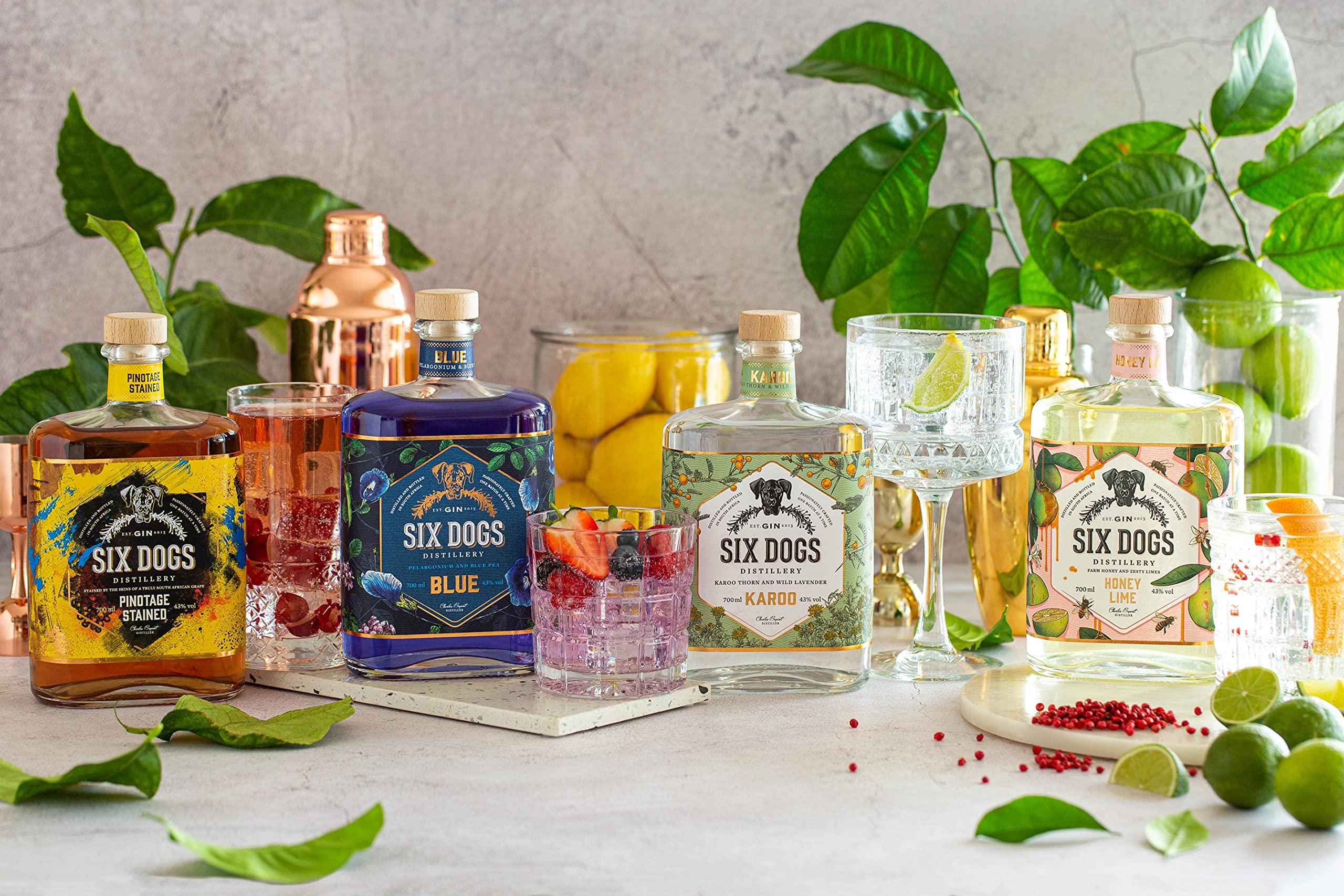 Six Dogs Honey Lime + GP 0,7L (43% Vol.)