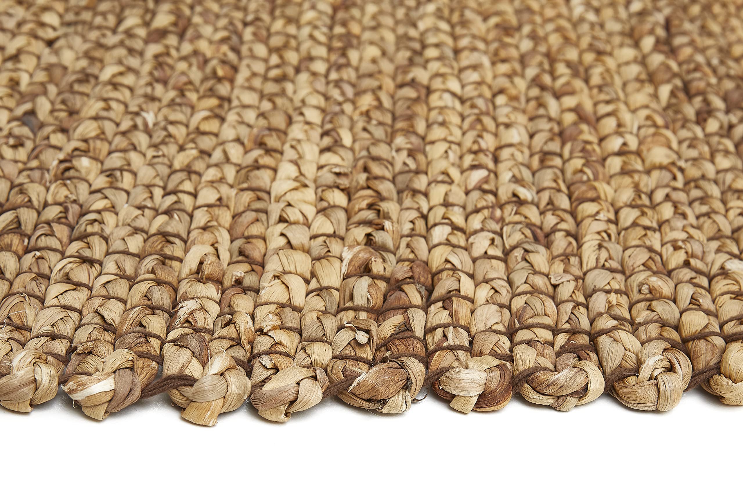 Luxor Living Tapis Naturel Sahara tressé en Jacinthe d'eau 120 x 180 cm