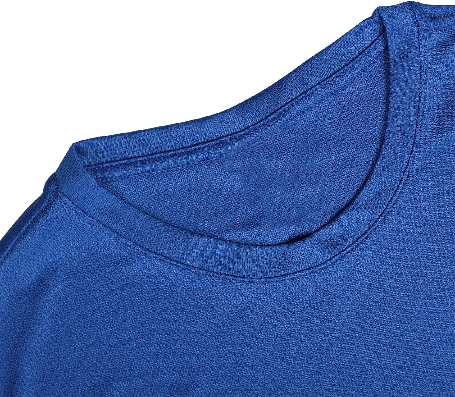 LeeHanTon 5 Pack Mens Workout T Shirts Running Athletic Quick Dry Short Sleeve Crew Neck Polyester Summer Performance Tee
