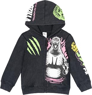 Godzilla Zip-Up Hoodie Toddler to Adult Sizes (4T - 2XL)