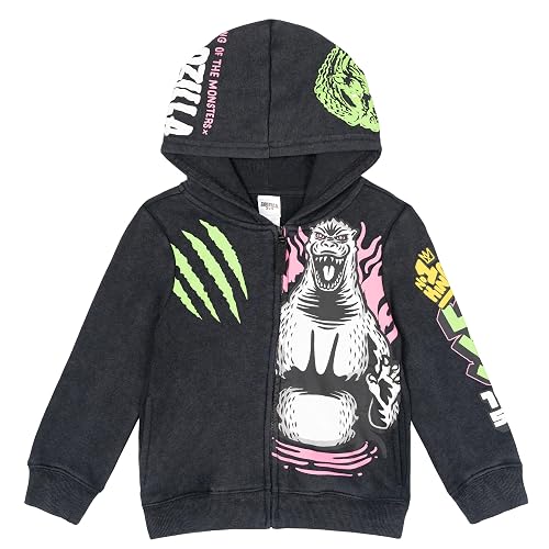 Godzilla Zip-Up Hoodie Toddler to Adult Sizes (4T - 2XL)