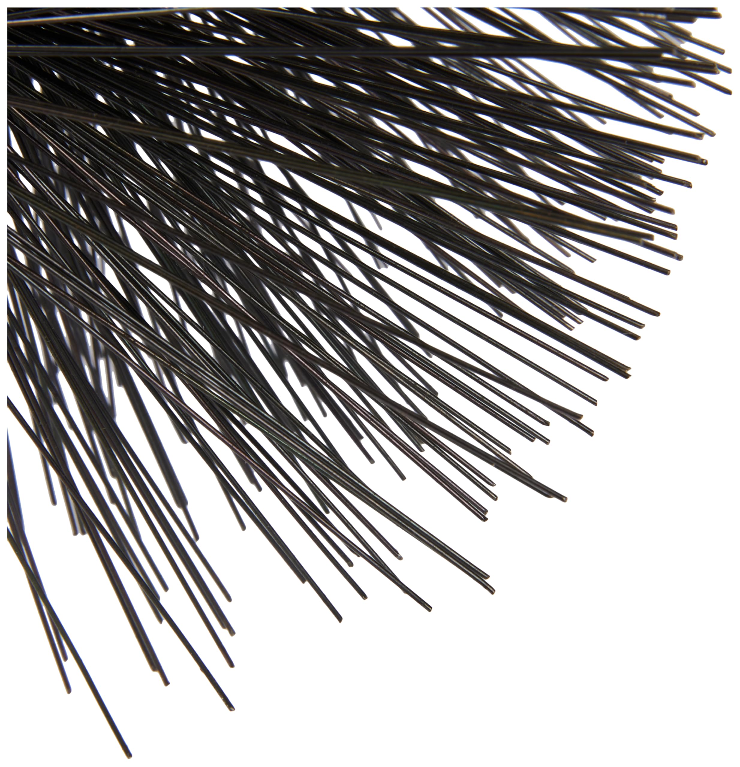 FIREFIX 2036/5 Brosse pour tuyau de poêle en fil d'acier avec filetage mâle M12, 150 mm de diamètre, noir