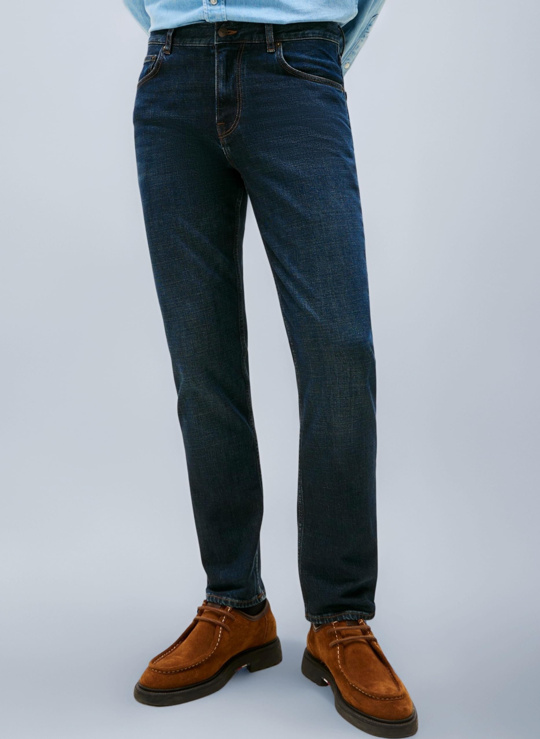 Men's Denton Blacker Blue Straight Fit Jeans