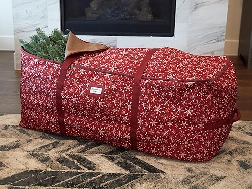 Miniatura 6 de Covermates Keepsakes - Bolsa para árbol de Navidad, protección superior, correas de cincha, se adapta a árboles de hasta 9 a 11 pies, almacenamiento