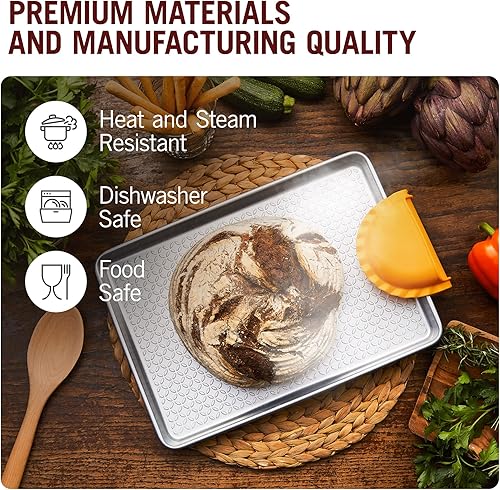 Miniatura 6 de Monkey Business Mezzelune - Manopla de horno en forma de mezzelune, suministros esenciales para hornear, soporte duradero para cocina, artículos