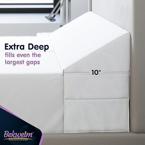 Miniatura 4 de Almohada de cuña para cabecero de cama, relleno de huecos de cama tamaño Queen  Almohada de cabecera tamaño Queen 60 x 10 x 6  Almohada larga para