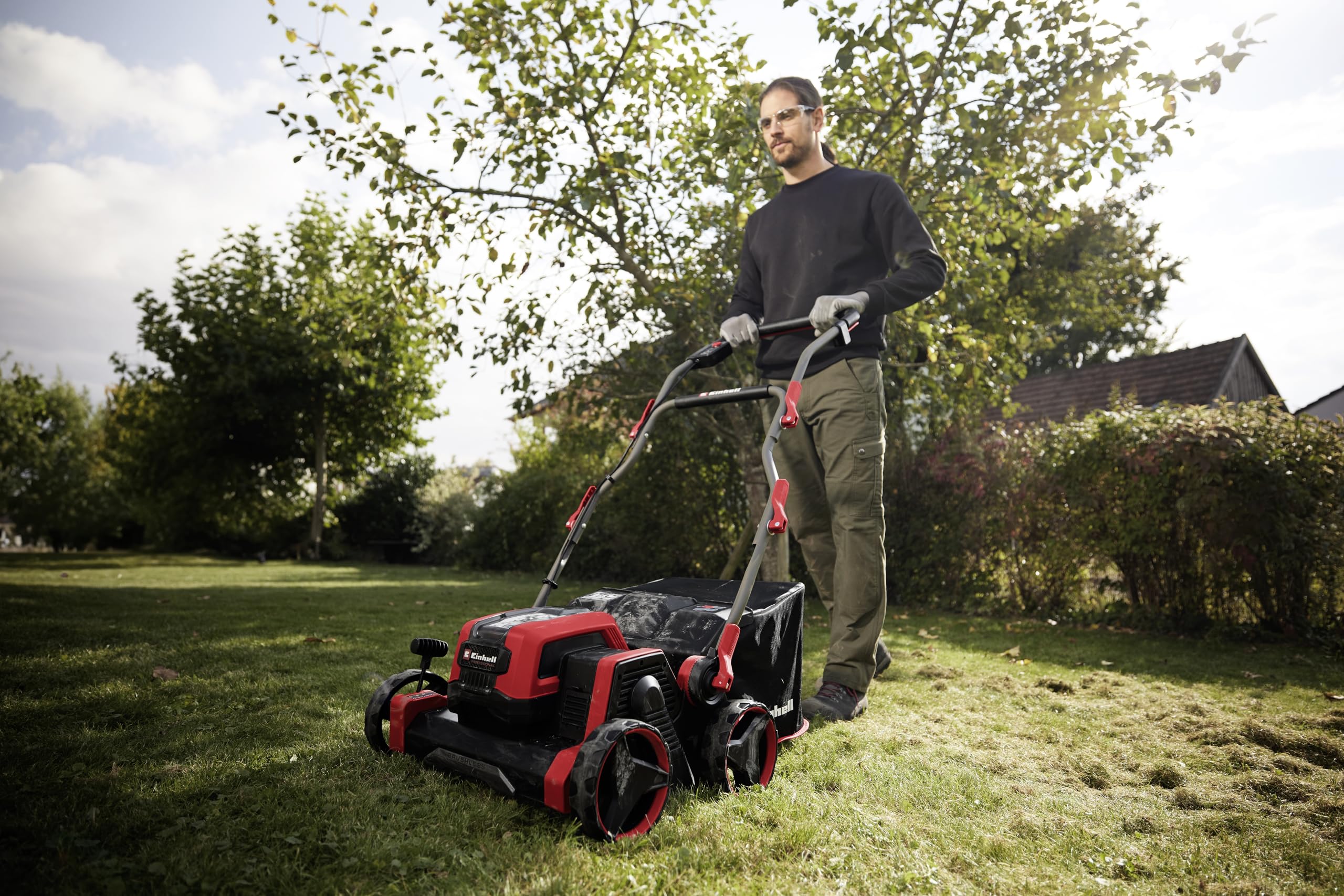 Original Einhell Fangsack (Vertikutierer-Lüfter-Zubehör, 45 L Volumen, passend für Einhell Akku-Vertikutierer-Lüfter GP-SC 36/40 Li B und GP-SA 36/40 Li BL, aus Nylon)