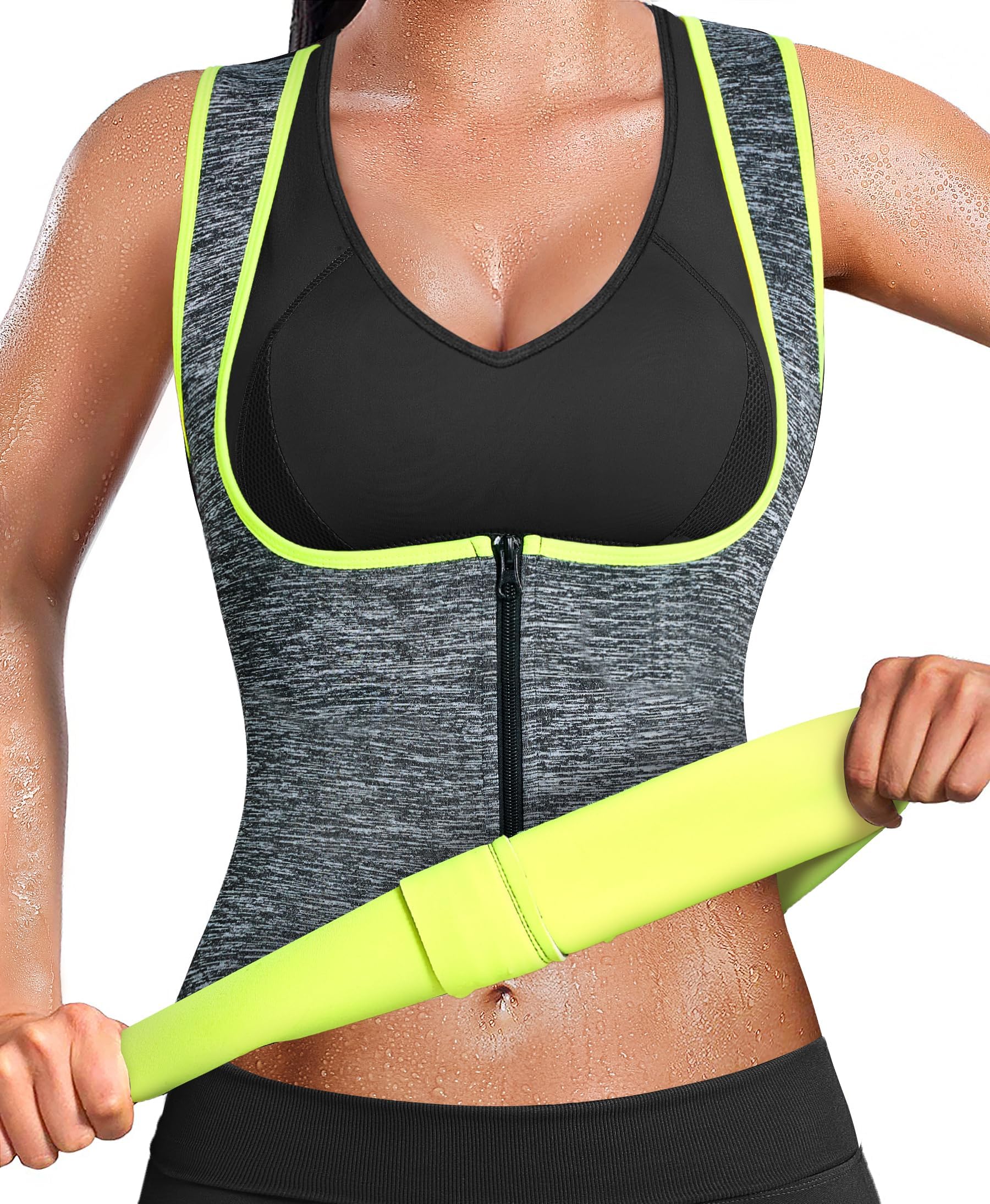 Womens' Sauna Suit Workout Sweat Body Shaper