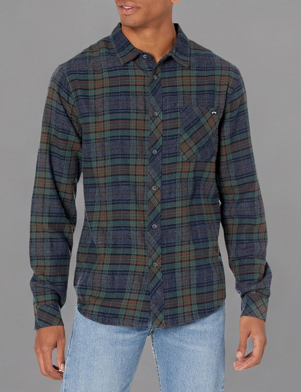 Billabong Mens Classic Long Sleeve Flannel Shirt - Image 4