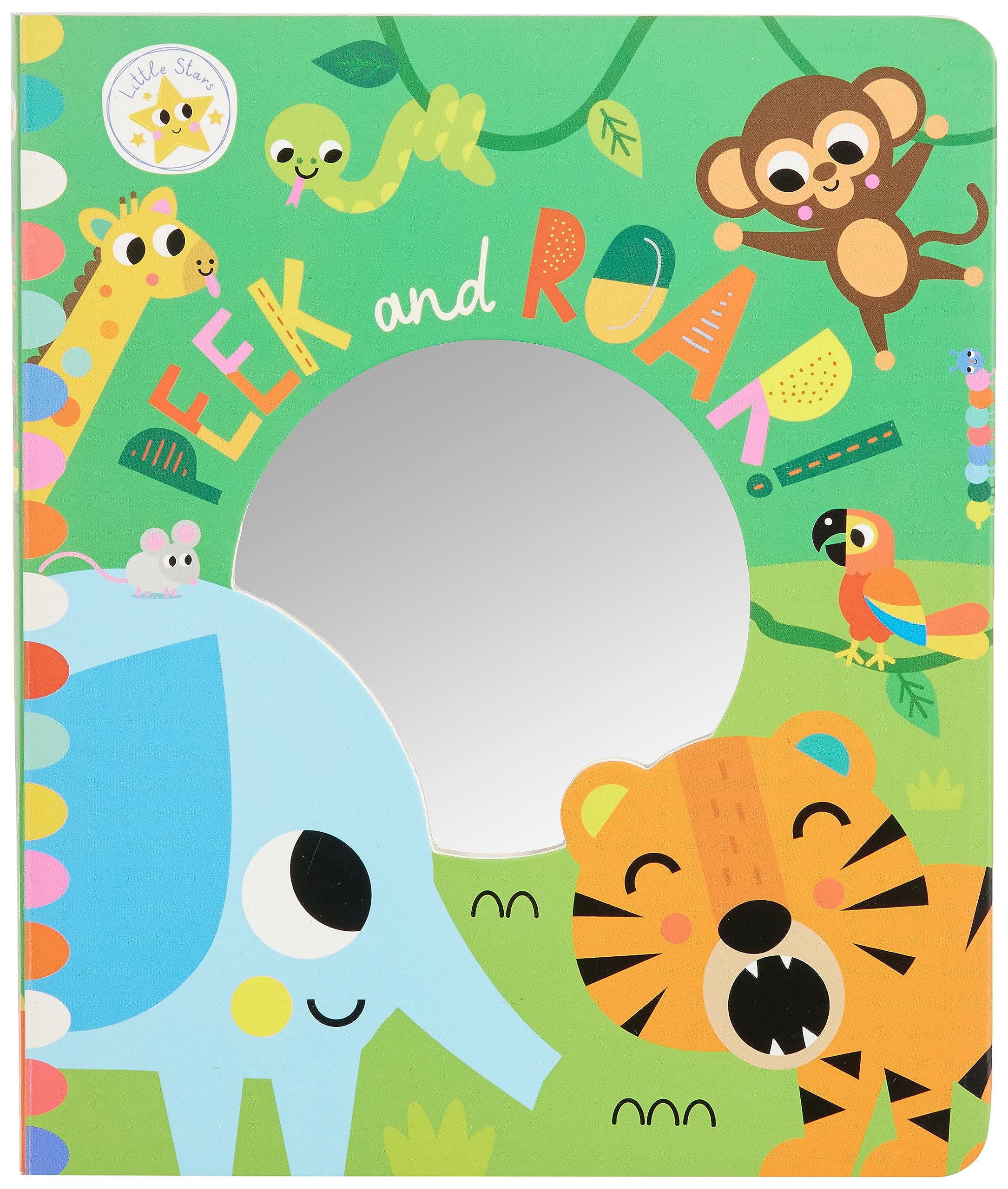 LITTLE STARS PEEK & ROAR GATEFOLD MIRROR by CHRISTIE HAINSBY (Hardback Book)