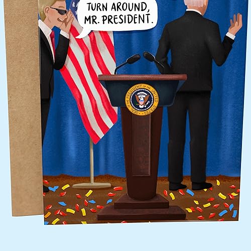 Miniatura 6 de Sleazy Greetings Divertida tarjeta de cumpleaños de Joe Biden para hombres, mujeres, él y ella, regalo de broma de Joe Biden, tarjeta de cumpleaños