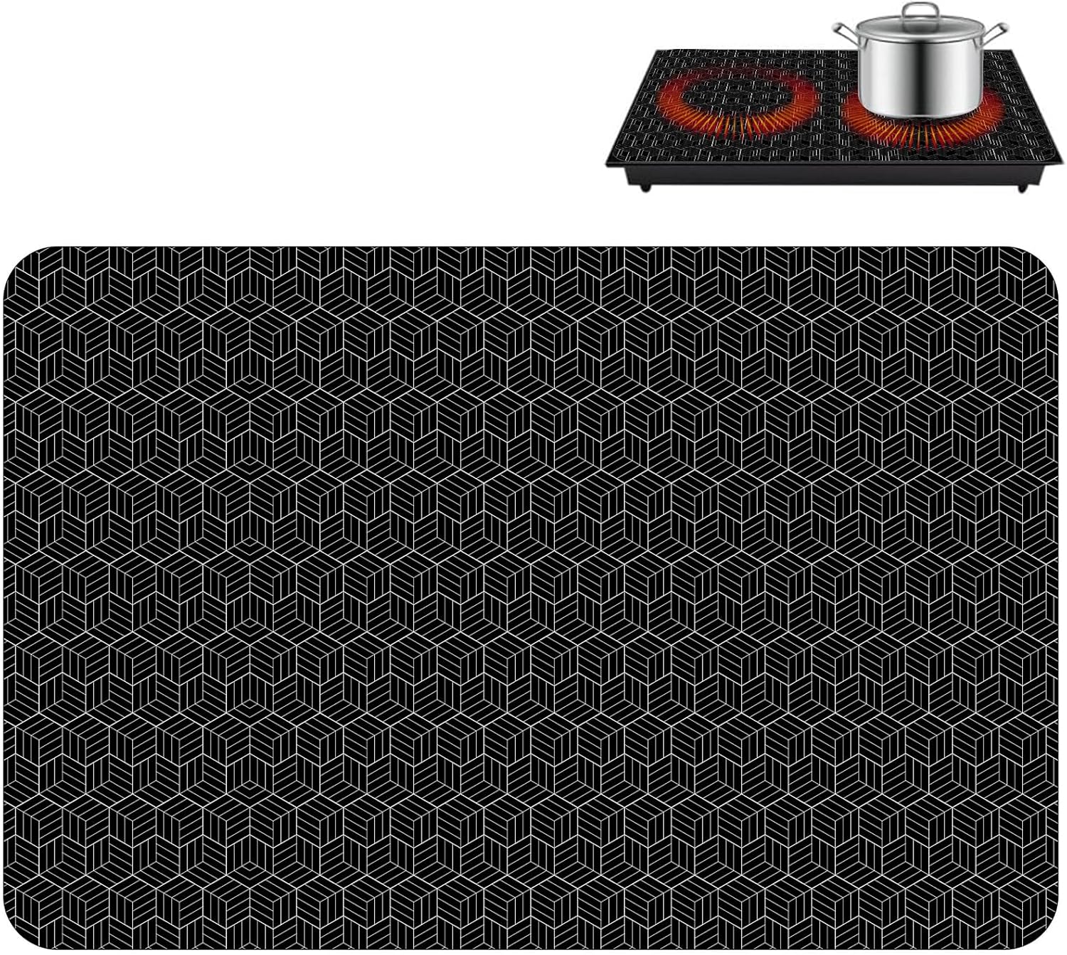 Induction Hob Protector Mat Large Silicone Non Stick Baking Mats