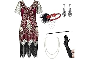 Great Gatsby Dress for 20s Flappers - Stunning Plus Size Costume Ensemble