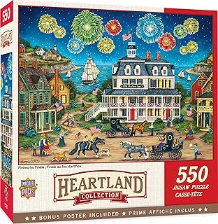 Masterpieces 550 Piece Jigsaw Puzzle for Adults, Family, Or Kids - Fireworks Finale - 18
