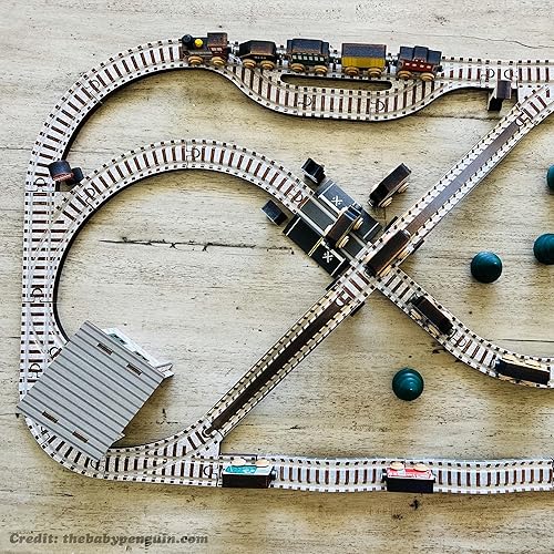 Miniatura 5 de NameTrain Town Set - Fabricado en Estados Unidos