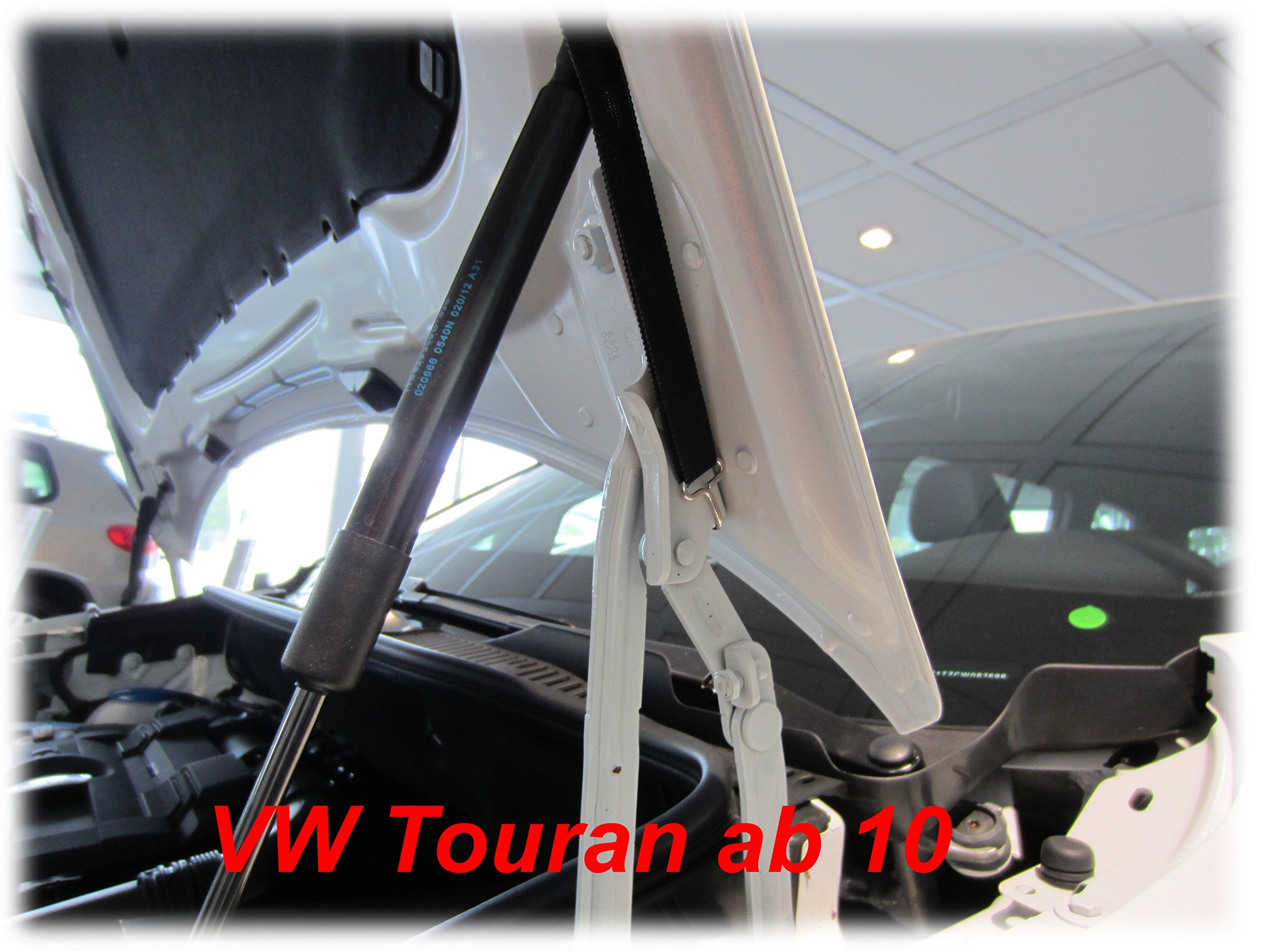 AB-00242 Auto-BRA Motorhaubenschutz kompatibel mit VW Volkswagen Touran - Caddy Bj. 2010-2015 Haubenbra Steinschlagschutz Tuning Bonnet Bra
