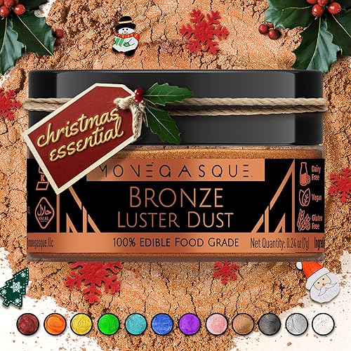 Vista 198 de MONÉGASQUE Purpurina comestible verde para bebidas, 0.53 oz, purpurina comestible para pasteles y cócteles, polvo brillante para bebidas