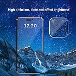 Ailun 3Pack Privacy Screen Protector for iPhone 16 Pro Max [6.9 inch]+3Pack Camera Lens Protector,Dynamic Island Compatible,Anti Spy Tempered Glass[9H Hardness]-HD