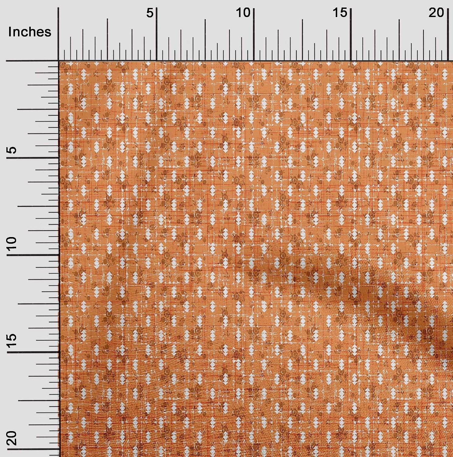 oneOone Cotton Flex Primrose Fabric Floral & Texture Sewing Material Print Fabric By The Yard 40 Inch Wide