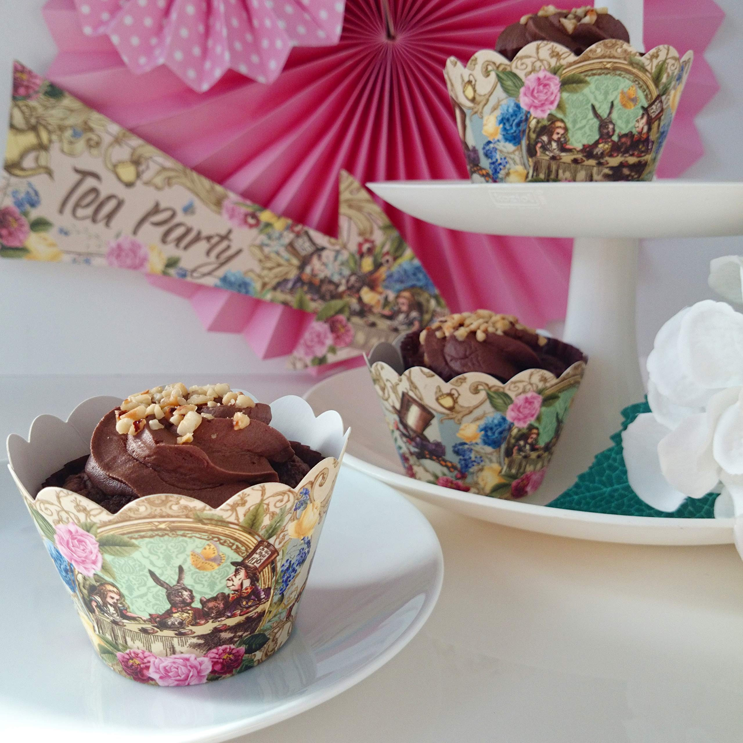 Alzata Cupcake Alice Paese Meraviglie - Centrotavola Cappellaio Matto Per Feste - Foto 8