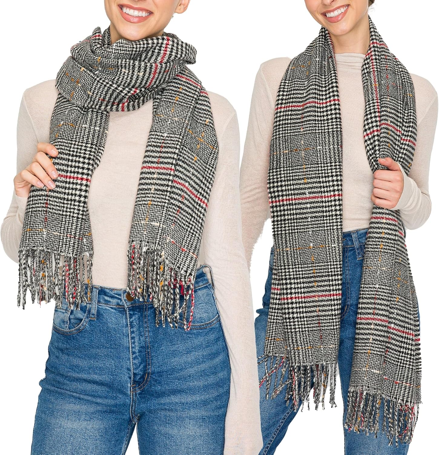 BASICO Fall Scarf & Wrap, Winter Blanket Scarf - Women's Scarves in 27 Colors