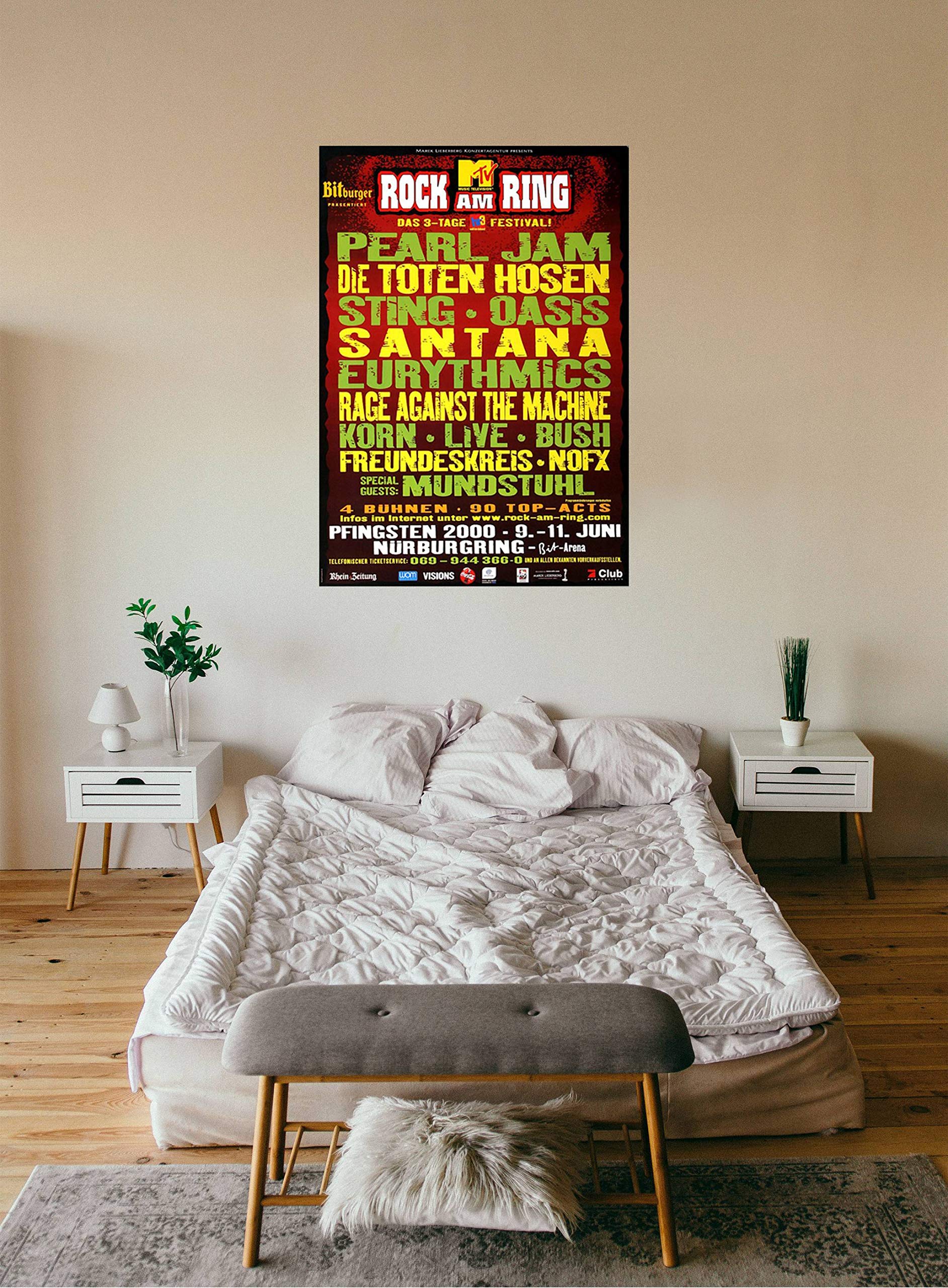 Rock AM Ring & Park - 2000, Rock am Ring 2000 » Konzertplakat/Premium Poster | Live Konzert Veranstaltung | DIN A1 «