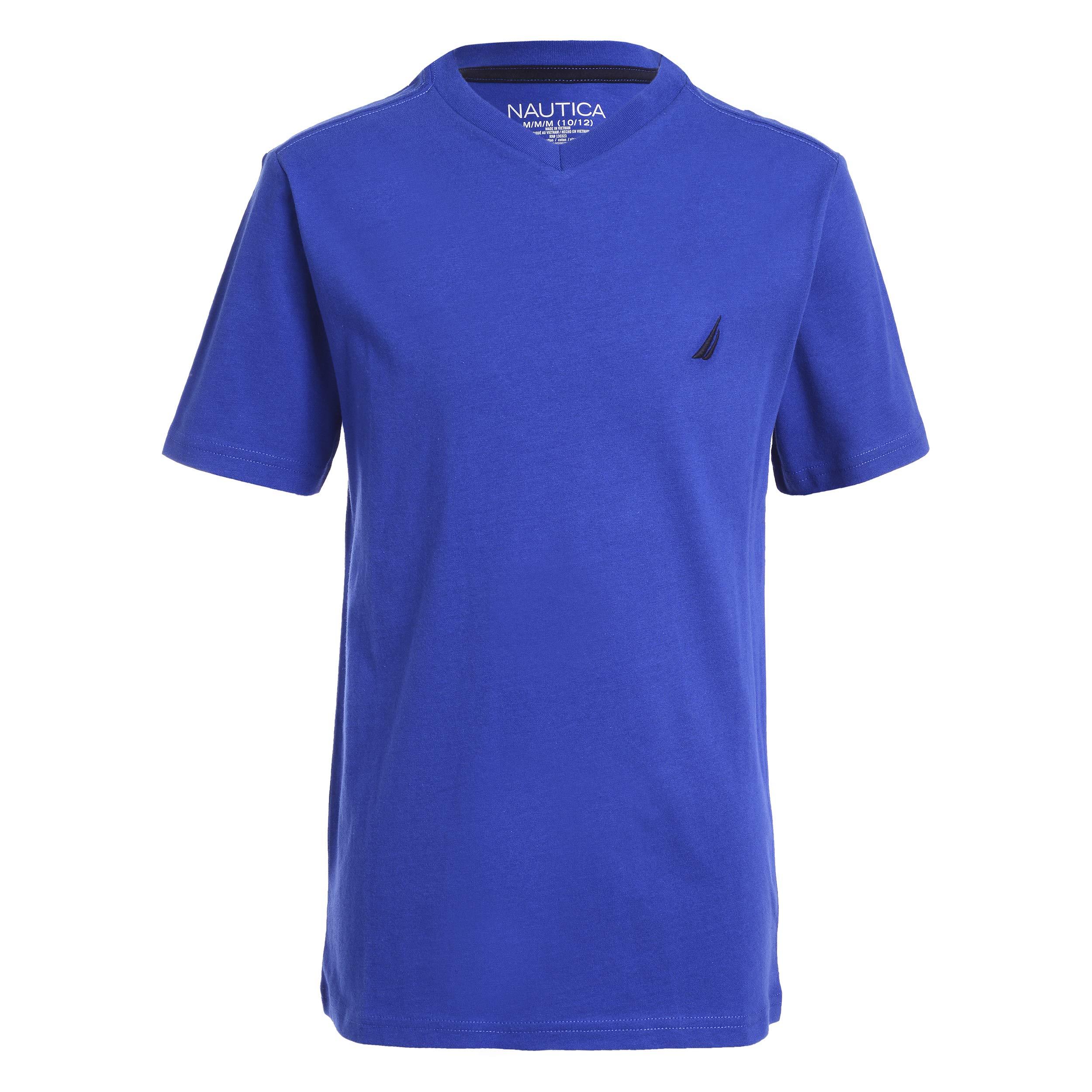 Nautica Boys' Short Sleeve Solid V-Neck T-Shirt — view 9