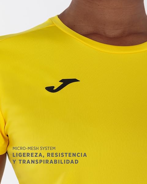 Joma 900248.020 T- T-Shirt Sportswear, Vert (Vert Fluo), XXS (Taille Fabricant : XXS) - 4