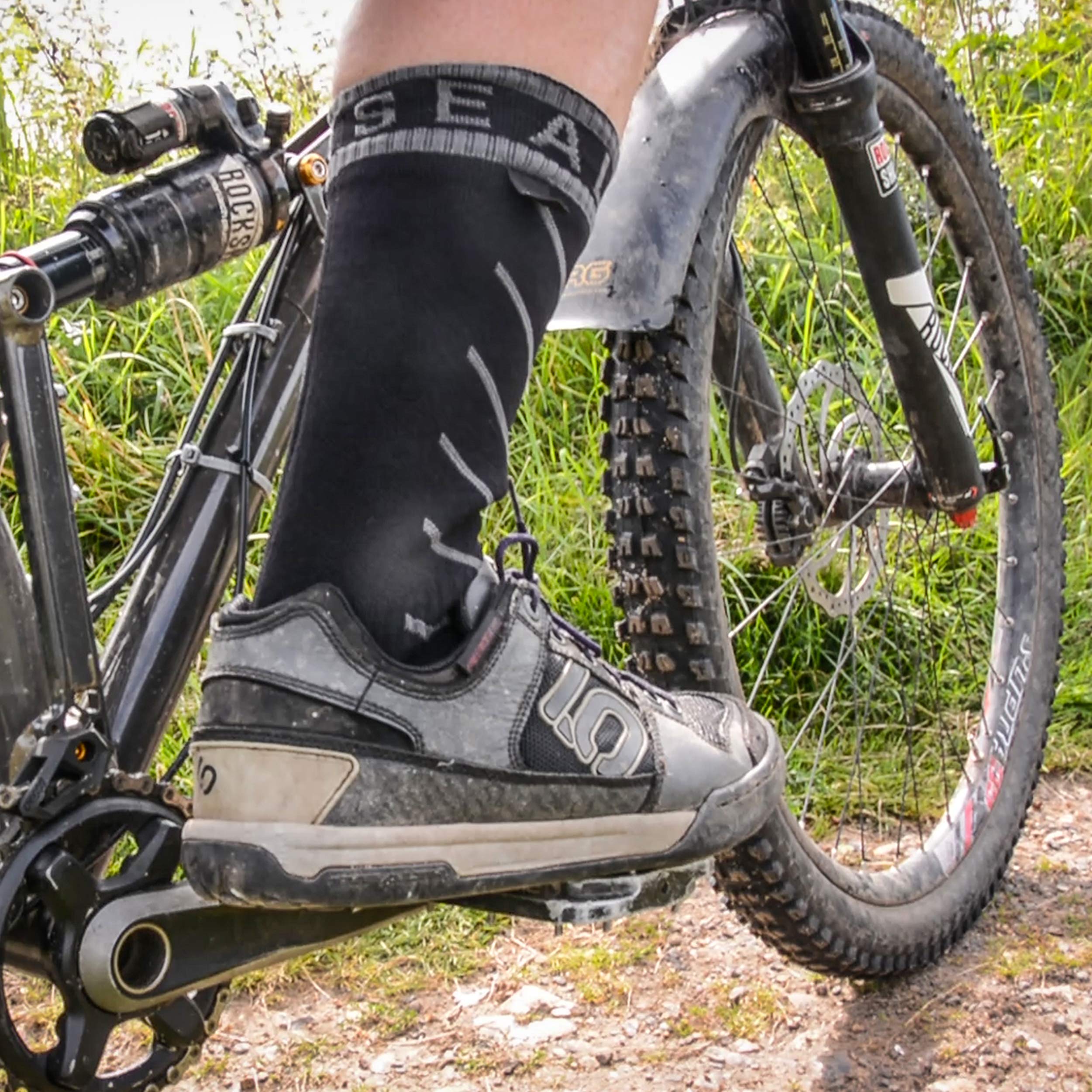 SealSkinz Super Thin Pro - Skarpety dla dorosłych - Czarne (Szare) - S (36-38 EU)
