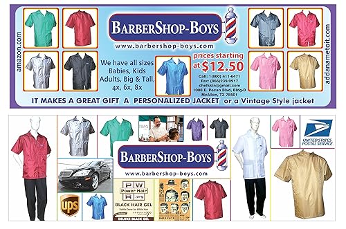 CHAQUETA DE BARBER DE 3 BOLSILLOS DE LOS 60 DE NYLON ULTRALIGERA TELA POLILIGERA REPELENTE PARA EL, Azul bebé