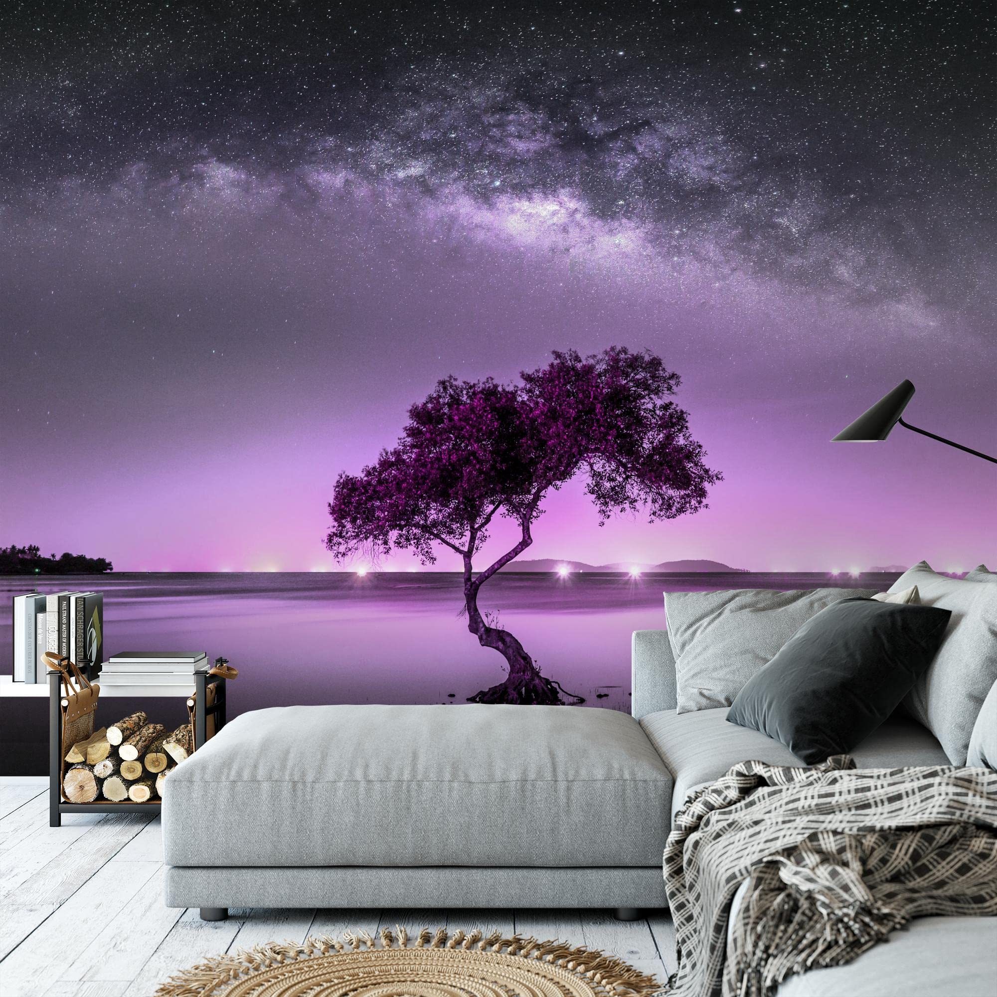 Papier Peint Panoramique Eau Pont 350x250 Cm Mur XXL Moderne Décoration Murale Salon Chambre á Coucherr Bureau Salle Vert Gris - Bricolage