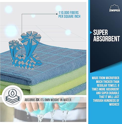 Miniatura 8 de Trapo rejilla para secar Zwipes 24-paquete de Igual a la foto