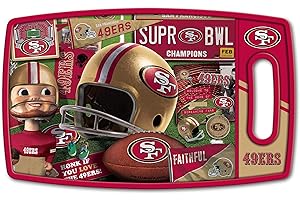 49ers Glass Cutting Board